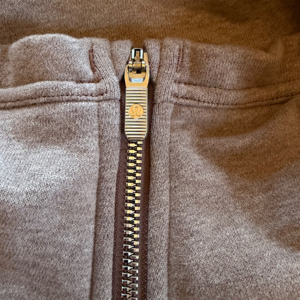 Lululemon sweater jacket, size 12, cream/light blush - Picture 7 of 7